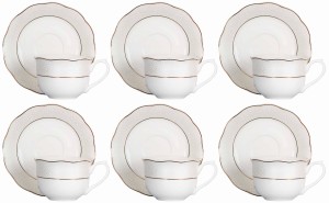 JANA KOMPLET FILIŻANEK 6+6 220 ml