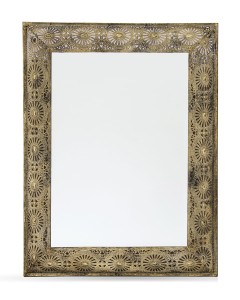 Lustro w złotej ramie 118711