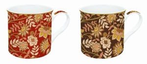 Kpl 2 x Kubek porcelanowy zestaw - 2 kubki 300 ml
