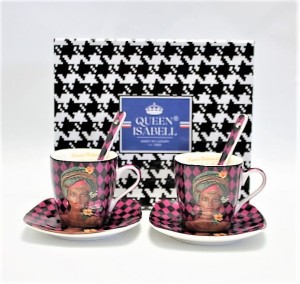 KPL. FILIŻANEK DO ESPRESSO 80 ML Queen Isabell