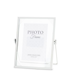 RAMKA NA ZDJĘCIA GLAMOUR SREBRNA 10 x 15 cm