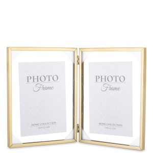 RAMKA NA ZDJĘCIA GLAMOUR ZŁOTA STOJĄCA ALLA KSIĄŻKA 10 x 15 cm