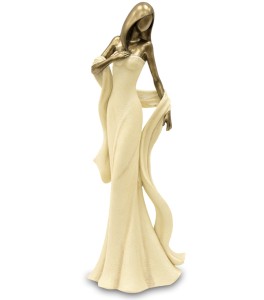 Figurka Kobieta kobiety Dekoracja beżowa stylowa