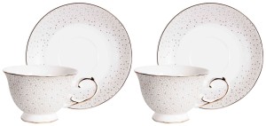 MARINA KOMPLET FILIŻANEK 2+2 220 ml KAWA HERBATA PORCELANA