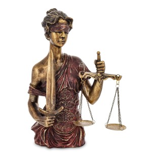 Figura Temida Bogini Sprawiedliwości Dekoracja portret