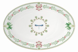 Półmisek salaterka do serwowania kolorowa motyw kwiatów na prezent