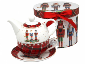 Świąteczny dzbanek z filiżanka Tea for one dzbanek 300 ml filiżanka 200 ml