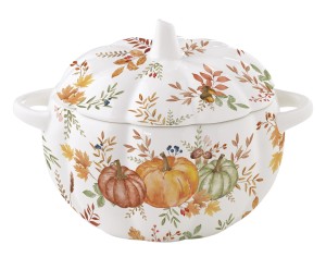 Pojemnik do przechowywania dynia całoroczna jesień porcelana dekoracja