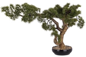 Roślina dekoracyjna w doniczce sztuczny kwiat drzewko Bonsai duże