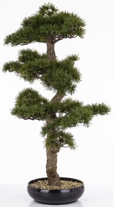 Roślina dekoracyjna w doniczce sztuczny kwiat drzewko Bonsai duże
