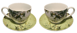 Filiżanki kawa herbata 2+2 230 ml Zielone Oliwki