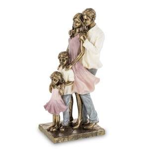 Figura figurka rodzina tata+mama+dziecko prezent dekoracja dzień mamy ojca