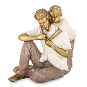 Figura rodzina tata+syn figurka dziecko ojciec prezent dzień ojca dziecka
