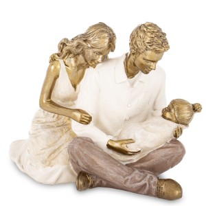 Figura rodzina tata+mama+dziecko niemowlak figurka dzień mamy ojca dziecka