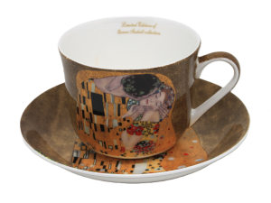 Filiżanka Jumbo z Podstawką 450 ml Gustav Klimt 450 ml na Prezent