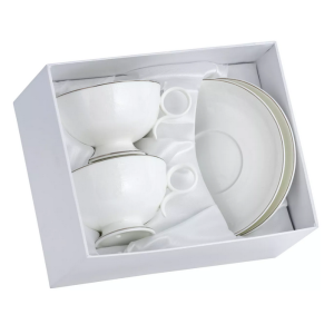 Zestaw filiżanek porcelanowych 275 ml elegancja i styl dla Twojego stołu