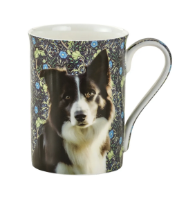 Kubek porcelanowy 350 ml pies piesek Border Collie Bone China Morris Dogs
