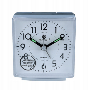 Zegar budzik Perfect głośny alarm mechanizm cichy płynący