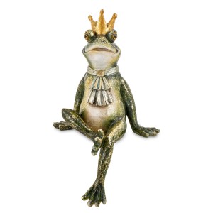 Figurka Żaba Królewna - Bajkowa Żabka Pierrot Dekoracja do Twojego Wnętrza