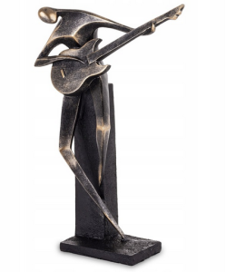 Figurka Muzyk z Gitarą – Nowoczesna Dekoracja Gitara 30 cm