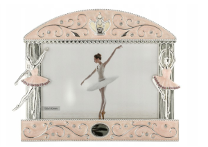 Ramka Baletnica z Tancerzami Baletowymi i Kryształkami Swarovskiego
