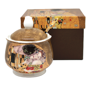 Cukiernica porcelanowa Gustav Klimt akcent elegancji do Twojej kuchni