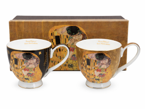 Komplet Kubków Jumbo Porcelanowych Kubek Gustav Klimt 500 ml
