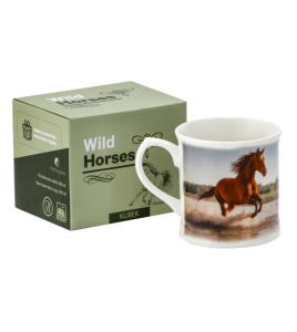 Kubek Porcelanowy 400 ml „Wild Horse” Koń Konik Kubeczek Miłośnika Koni