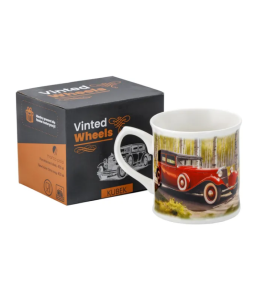 Kubek Porcelanowy 400 ml „Vinted Wheels” kubeczek samochód miłośnik auta