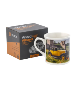Kubek Porcelanowy 400 ml „Vinted Wheels” kubeczek samochód miłośnik auta