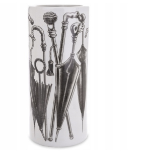 Stylowy Parasolnik Porcelanowy Glamour pojemnik na parasole wzór parasoli
