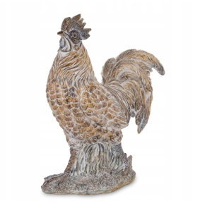  Figurka Kogut Retro rustykalny dostojny Ozdoba Kogucik dom ogród figura