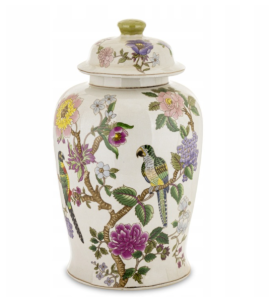  Pojemnik porcelanowy dekoracyjny Amfora do przechowywania kolorowy wiosenny