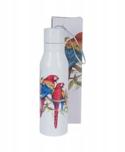 Butelka Termiczna Papugi Ara 550 ml – Stal nierdzewna, Wielokolorowy Design