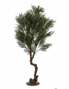 Zielone sztuczne drzewko cedrowe – naturalna elegancja i harmonia