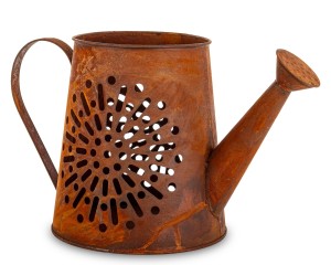Naturalna rdza Konewka Metalowa Stylowa Dekoracja domu i ogrodu boho loft