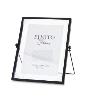 Czarna ramka na zdjęcie elegancka 13x18cm luksusowa ozdobna glamour prezent