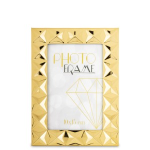 Złota ramka na zdjęcie elegancka 10x15cm luksusowa ozdobna glamour prezent