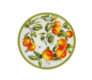 Talerz deserowy talerzyk 2szt zestaw porcelana pomarańcze summer 19,3cm