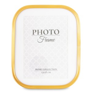 Złota ramka na zdjęcie minimalizm 13x18cm luksusowa ozdobna glamour prezent