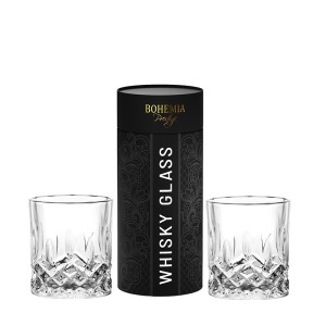 Bohemia Prestige Classico Szklanka Whisky Tuba 2x300ml kpl do picia szkło