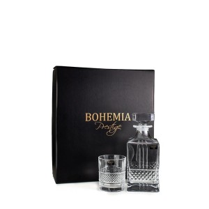 Bohemia Prestige Elegante Zestaw Do Whisky 1+6 SET kpl karafka + szklanki