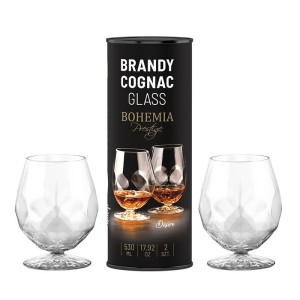 Kpl szklanki kieliszków do brandy i koniaku Bohemia Prestige Desire 530 ml