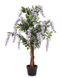 Drzewko roślina Sztuczna Dekoracja pinterest loft boho WISTERIA fiolet