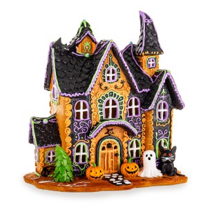 Lampion Domek świecący świeci Dekoracyjny LED LEDOWY Halloween mrok bajkowy