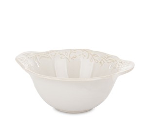 Miska miseczka kremowa ecru porcelana 300ml bulionówka rustykalna prowansja