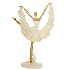 Figurka Kobieta dekoracja Elegancka Tancerka Baletnica w Dynamicznym Ruchu