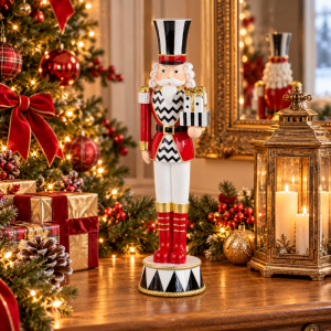 Figurka bajkowa posąg Dziadek Do Orzechów Święta dekoracja Christmas figura