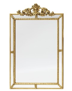 SZKLANE LUSTRO, ZŁOTE RAMY, GLAMOUR, RETRO 122331
