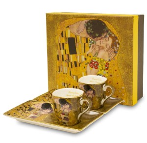 Filiżanki espresso Klimt 2+2 